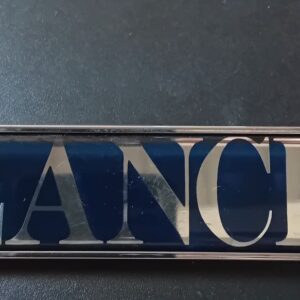 SCRITTA LANCIA POSTERIORE IN METALLO