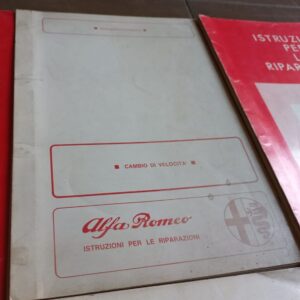 ALFA ROMEO ISTRUZIONI PER LE RIPARAZIONI
