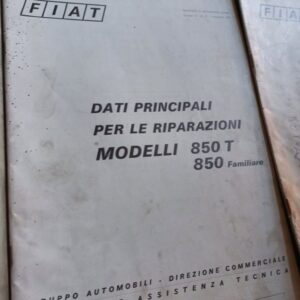 FIAT MODELLI 850 T-850 FAMILIARE