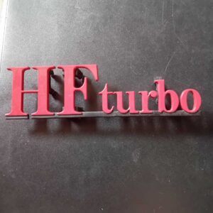 STEMMA ORIGINALE LANCIA DELTA HF TURBO-SENZA FERMI