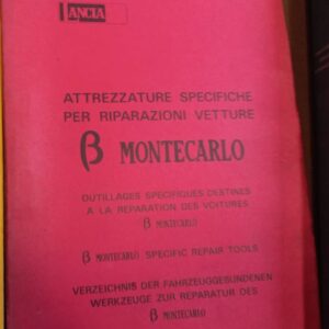 MANUALE LANCIA BETA MONTECARLO- MULTILINGUE