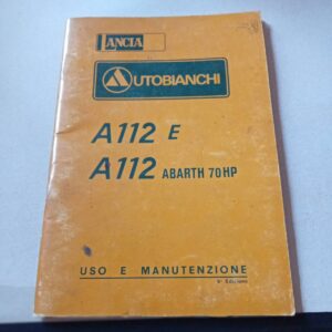 LANCIA AUTOBIANCHI A112 E A112 ABARTH 70 HP