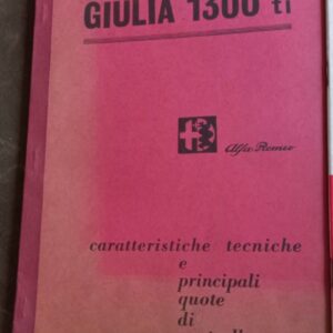 GIULIA 1300 TI ALFA ROMEO